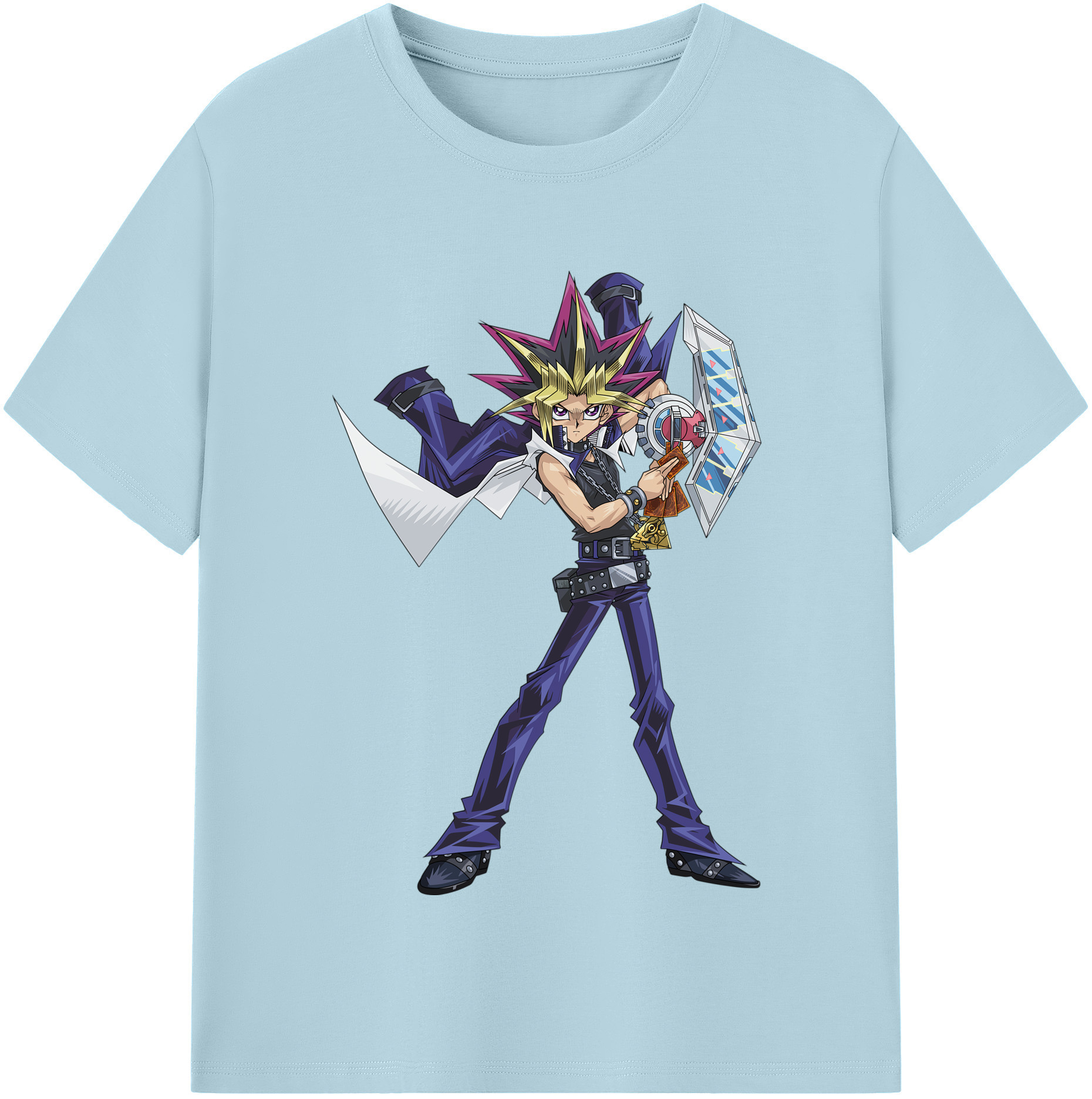 （画像用） 遊☆戯☆王 Yu-Gi-Oh! 綿100％半袖Tシャツ（フロントプリント）